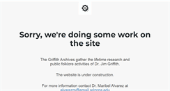 Desktop Screenshot of griffitharchives.org